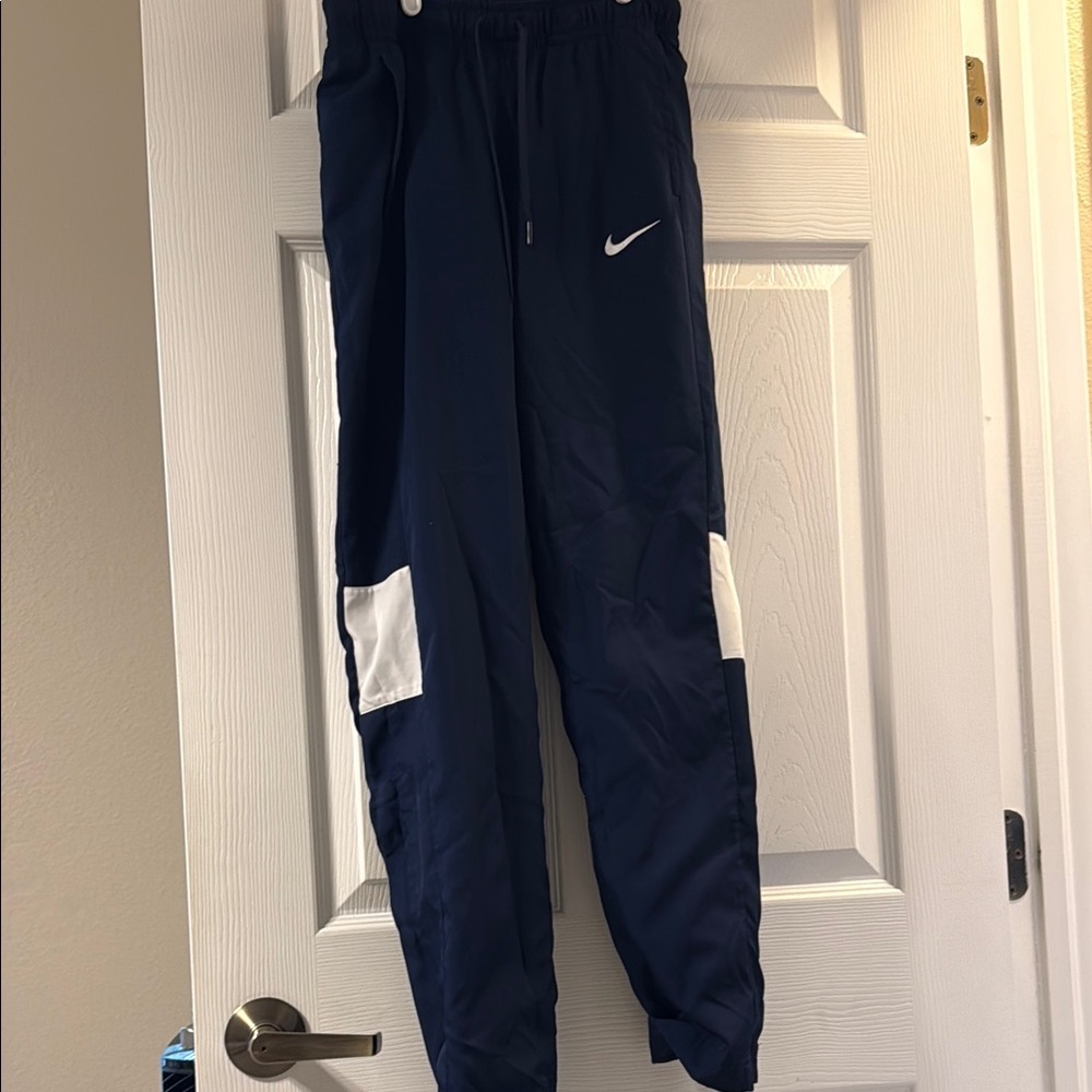 Nike Dri-Fit Athletic Blue and White Jogger